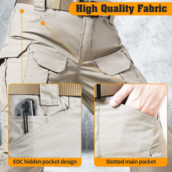 IX8 Outdoor Waterproof Cargo Pants-Khaki