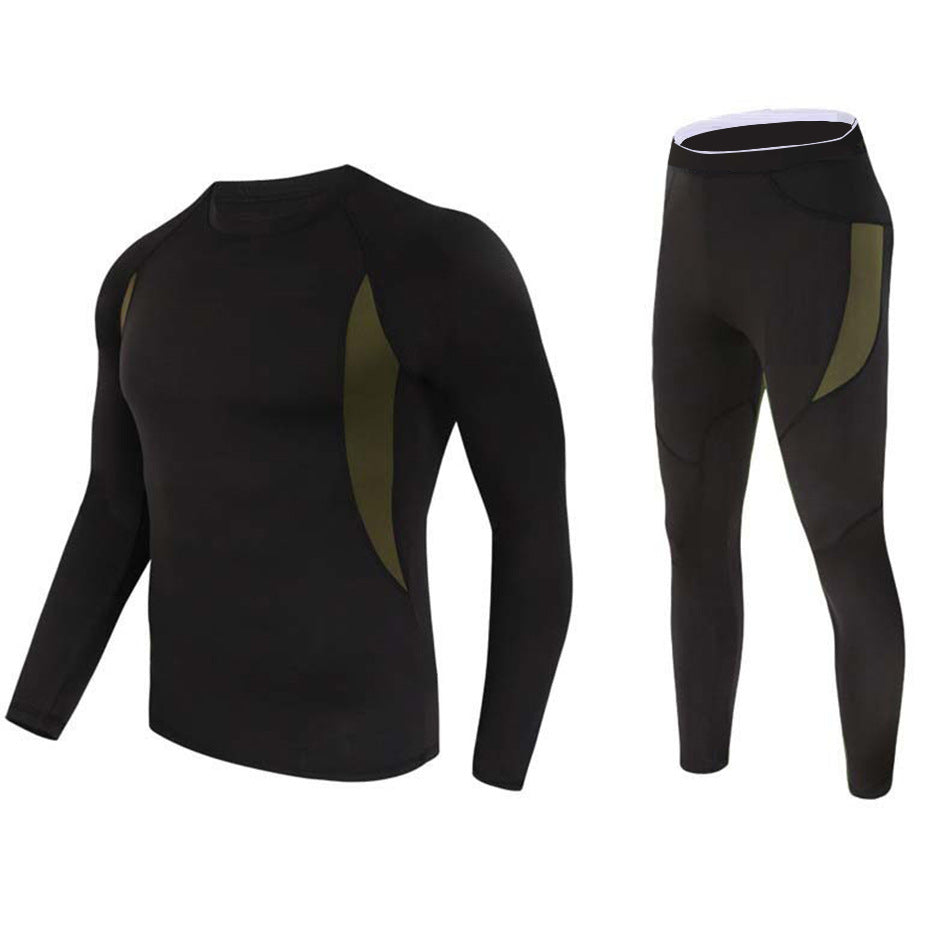 Men's Long Sleeve Stretch Thermal Base Layer Set