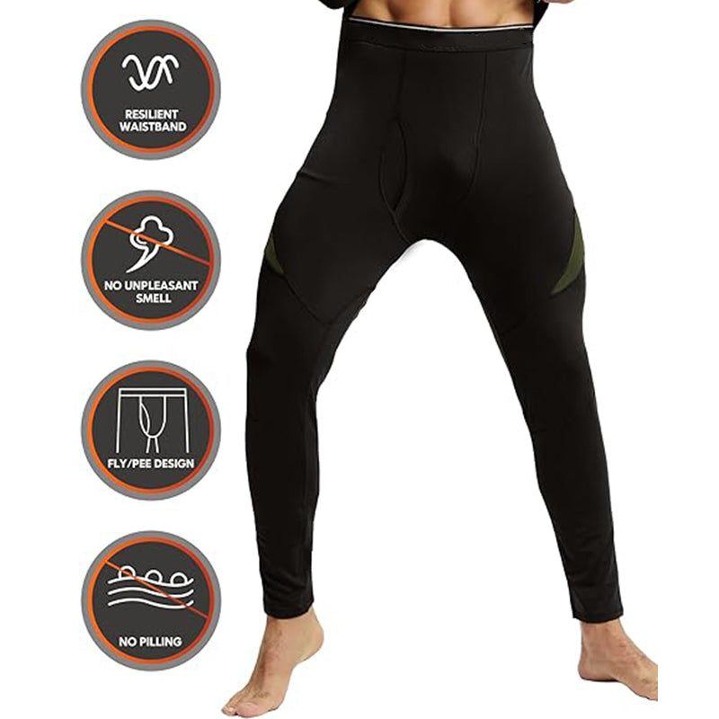Men's Long Sleeve Stretch Thermal Base Layer Set