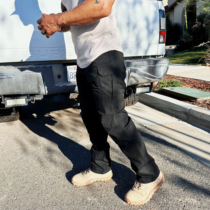 IX8 Outdoor Waterproof Cargo Pants-Black