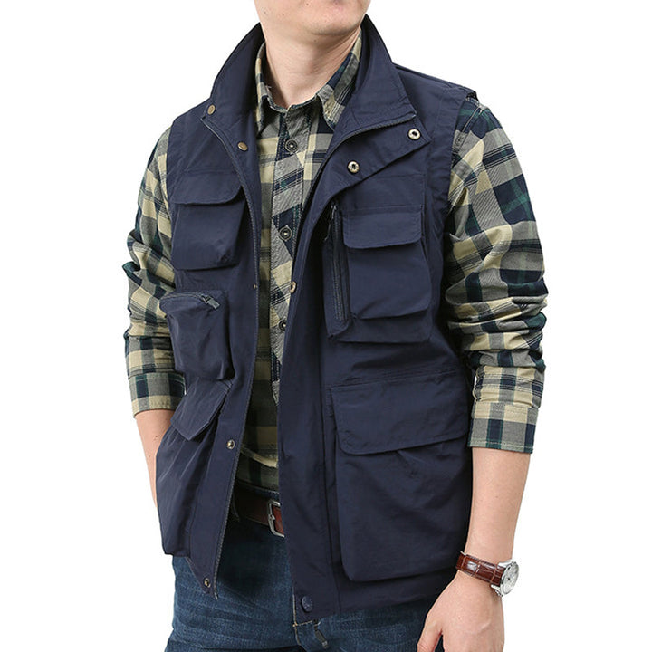 Utility Cargo Vest Blue