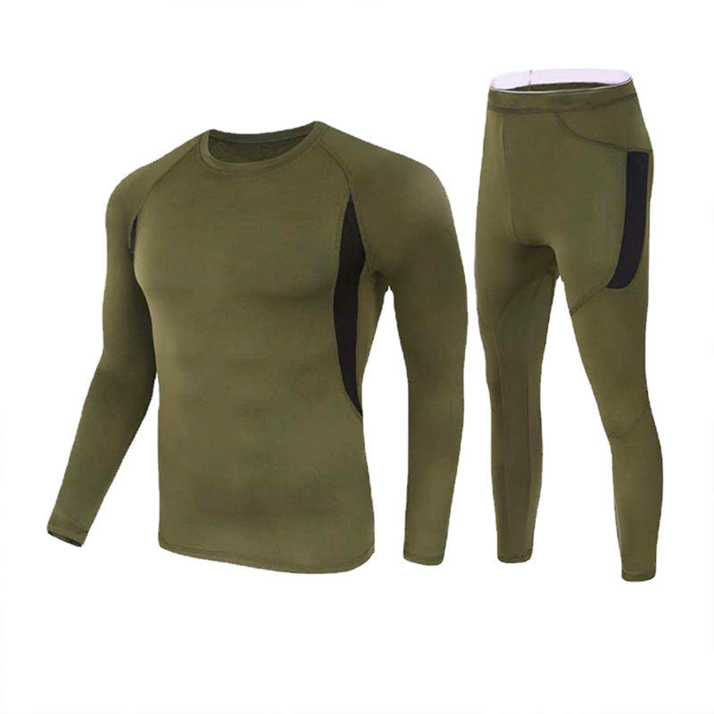 Men's Long Sleeve Stretch Thermal Base Layer Set