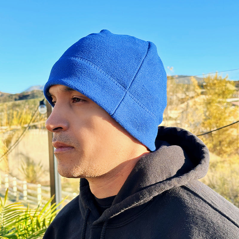 Men's Fleece Beanie Hat For Winter