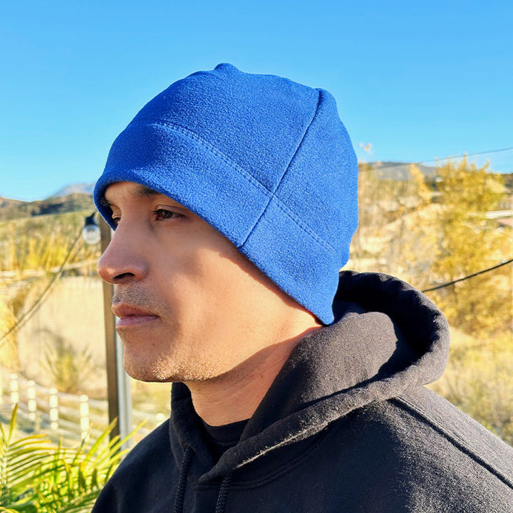 Men's Fleece Beanie Hat For Winter