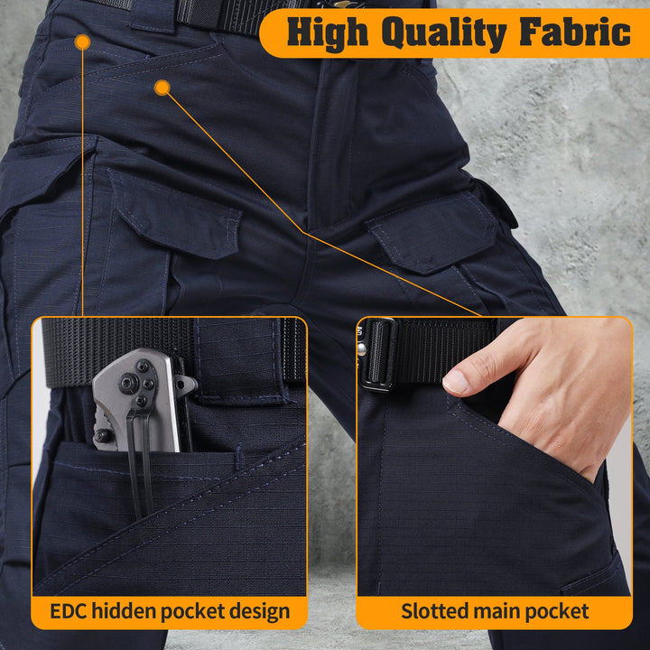 IX8 Outdoor Waterproof Cargo Pants-Navy blue