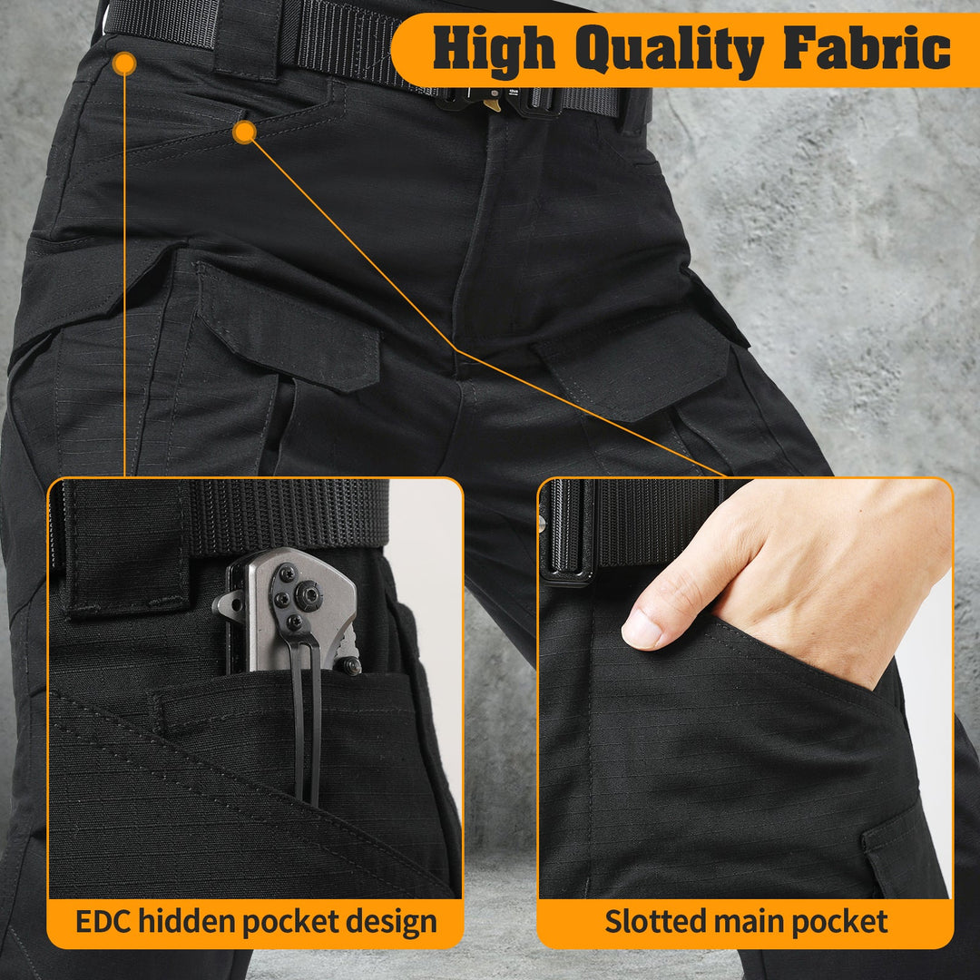 IX8 Outdoor Waterproof Cargo Pants-Black