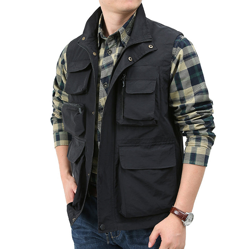 Utility Cargo Vest Black