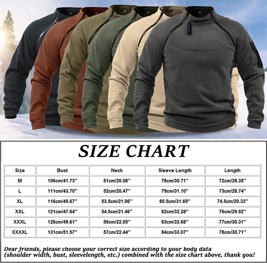 Men's Warm Fleece Pullover Hoodie
