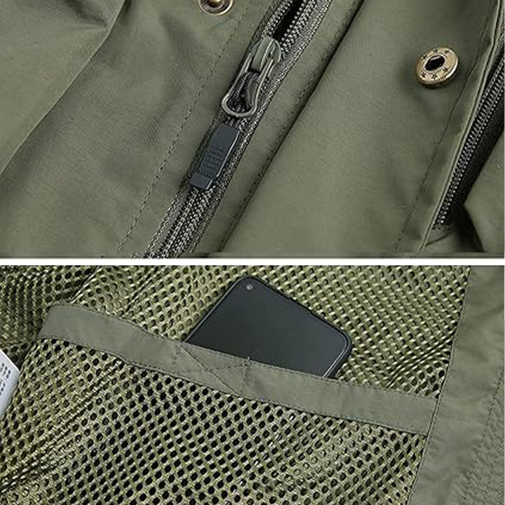 Cargo Vest Zipper Pocket