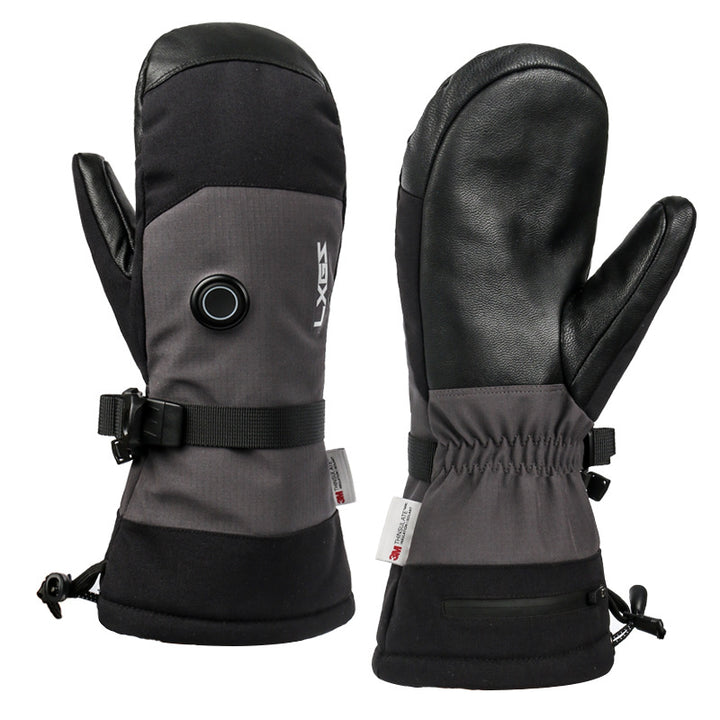 Heated Ski Gloves for Men Women Touch Screen