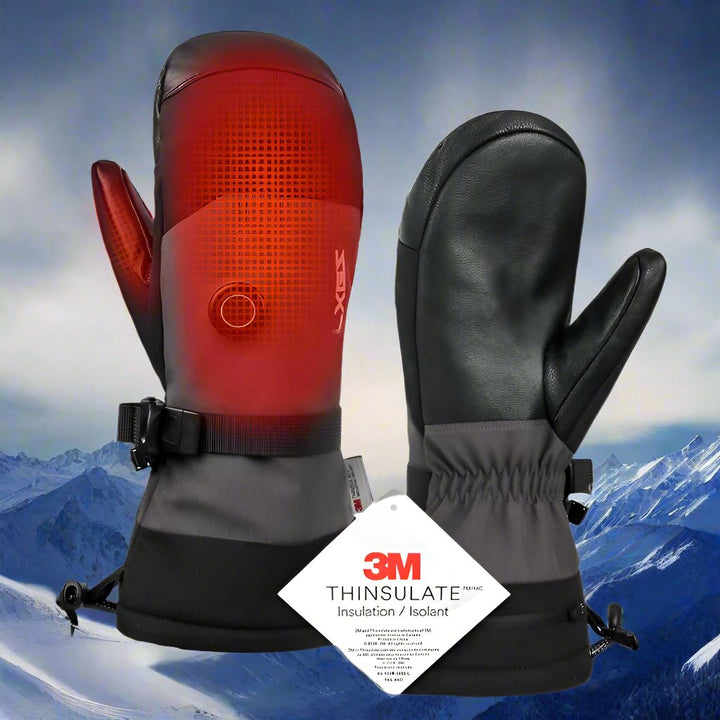 Heated Ski Gloves for Men Women Touch Screen