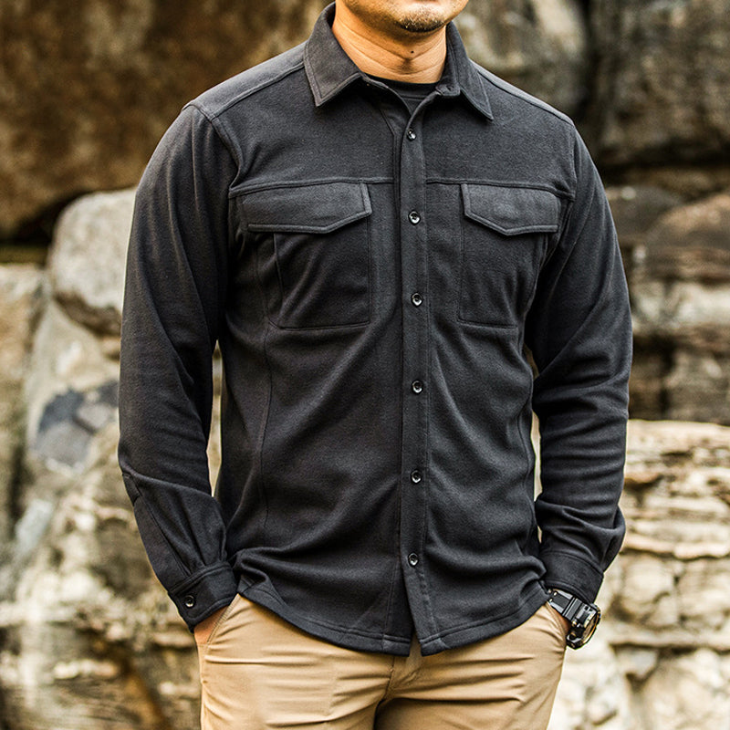 Men's Long Sleeve Stretch Shirt
