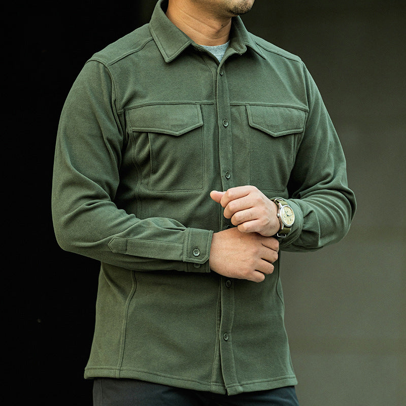 Men's Long Sleeve Stretch Shirt