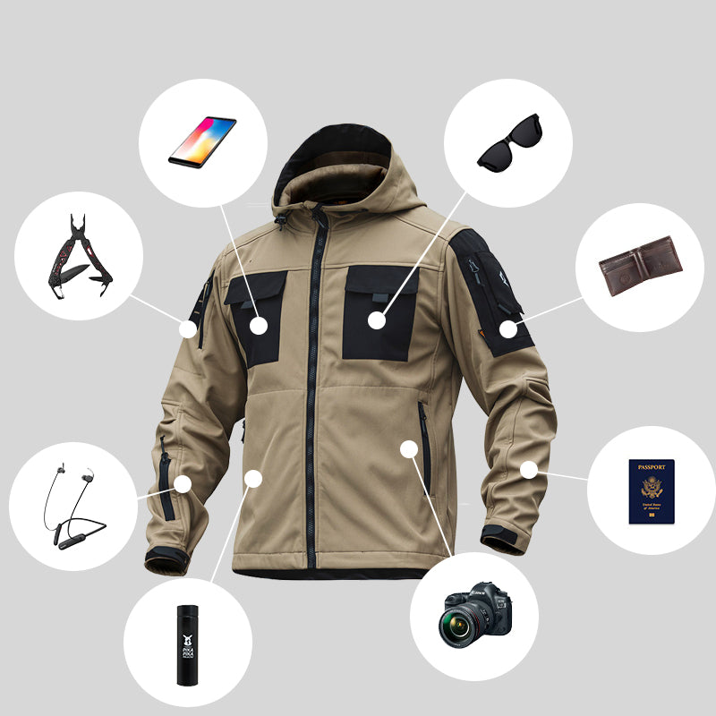 5-IN-1 Softshell Waterproof Jacket All Terrain