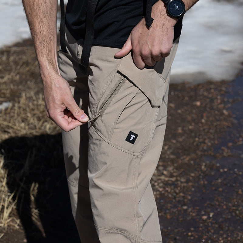 IX9 Lightweight Quick Dry Stretch Pants Khaki