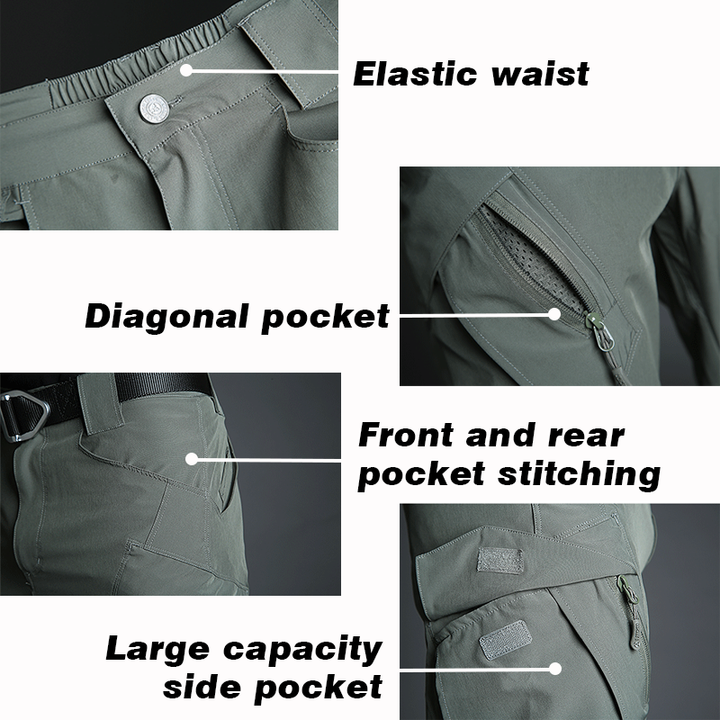 IX9 Lightweight Quick Dry Stretch Pants Black